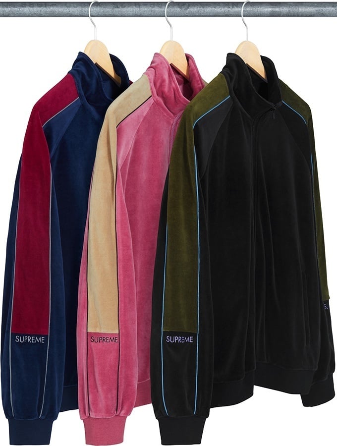 Velour Track Jacket